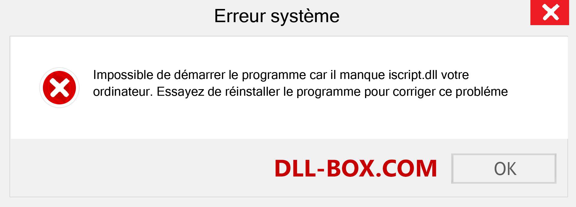 Le fichier iscript.dll est manquant ?. Télécharger pour Windows 7, 8, 10 - Correction de l'erreur manquante iscript dll sur Windows, photos, images